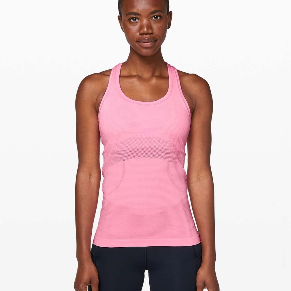 Lululemon Swiftly Pink Racerback Tank Top